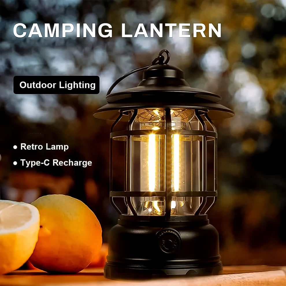 Vintage Camping Lamp