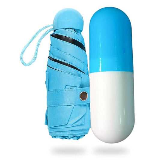 capsule-shaped mini folding umbrella