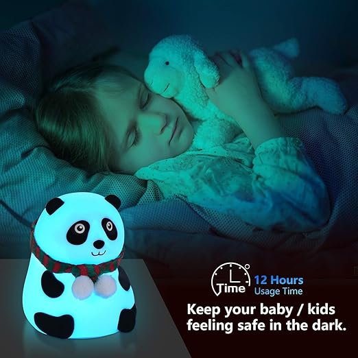 Panda shape LED night lamp