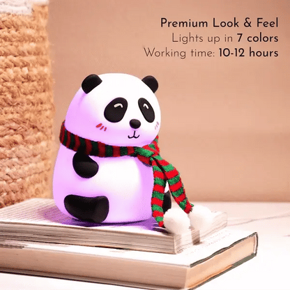 Panda shape LED night lamp