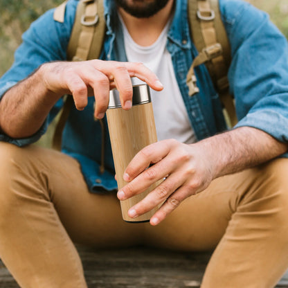 Bamboo Thermos Bottle – Eco-Friendly