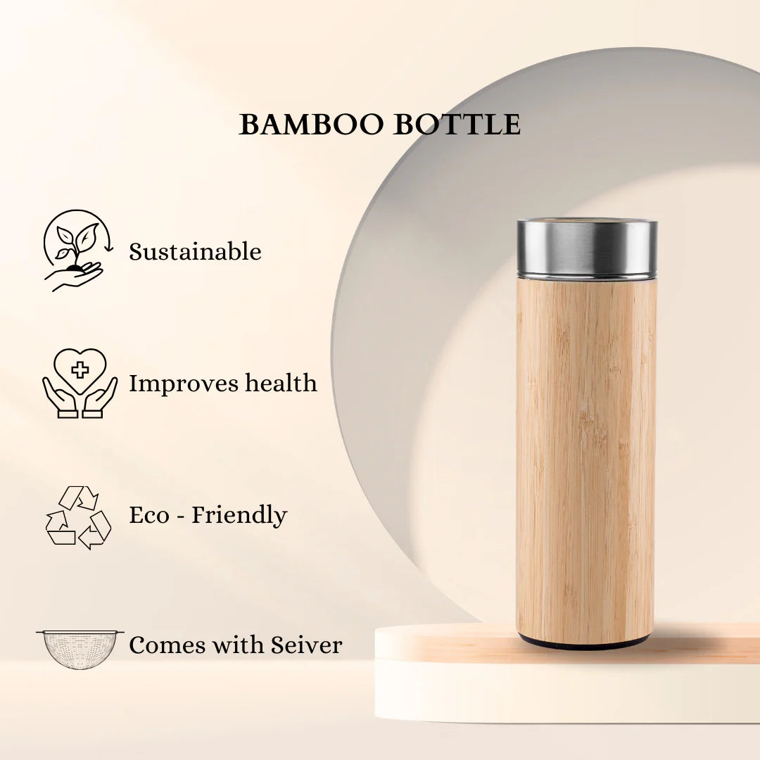 Bamboo Thermos Bottle – Eco-Friendly