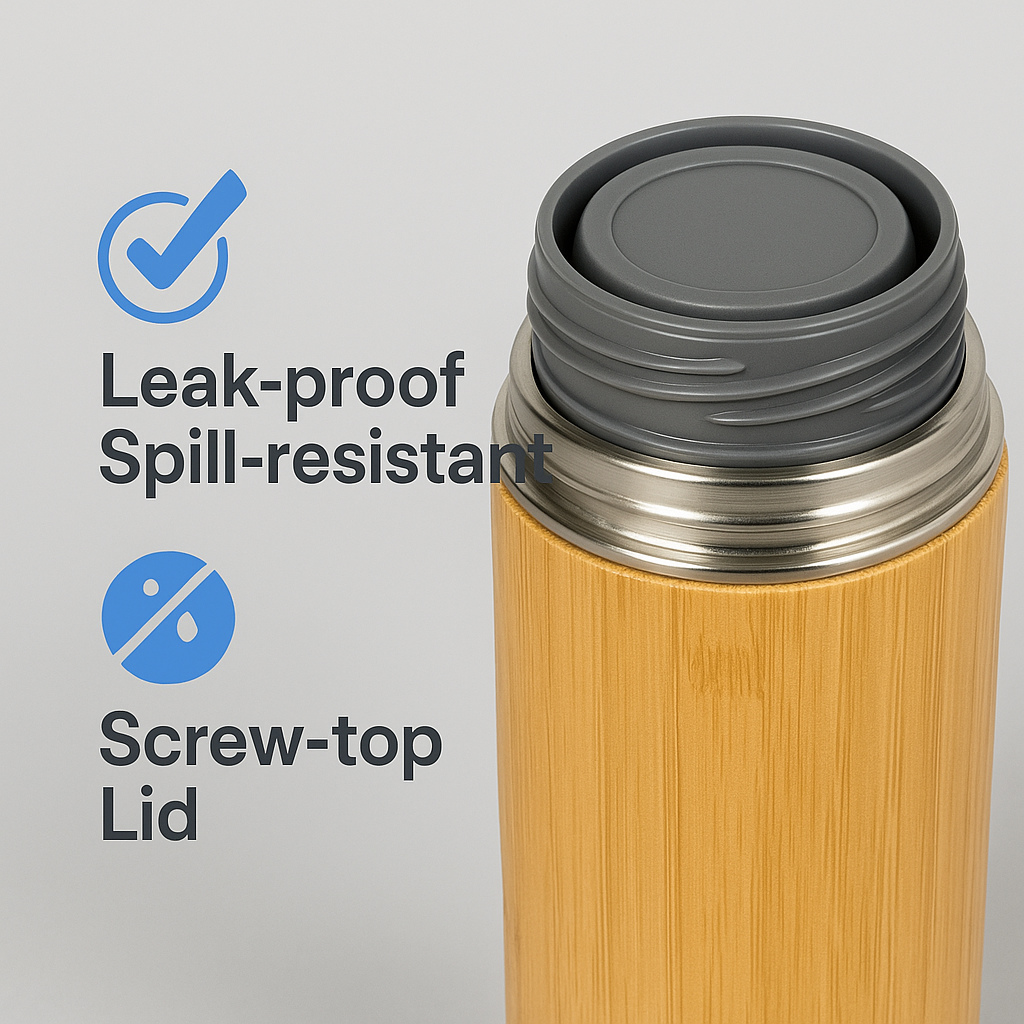 Bamboo Thermos Bottle – Eco-Friendly