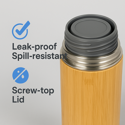 Bamboo Thermos Bottle – Eco-Friendly