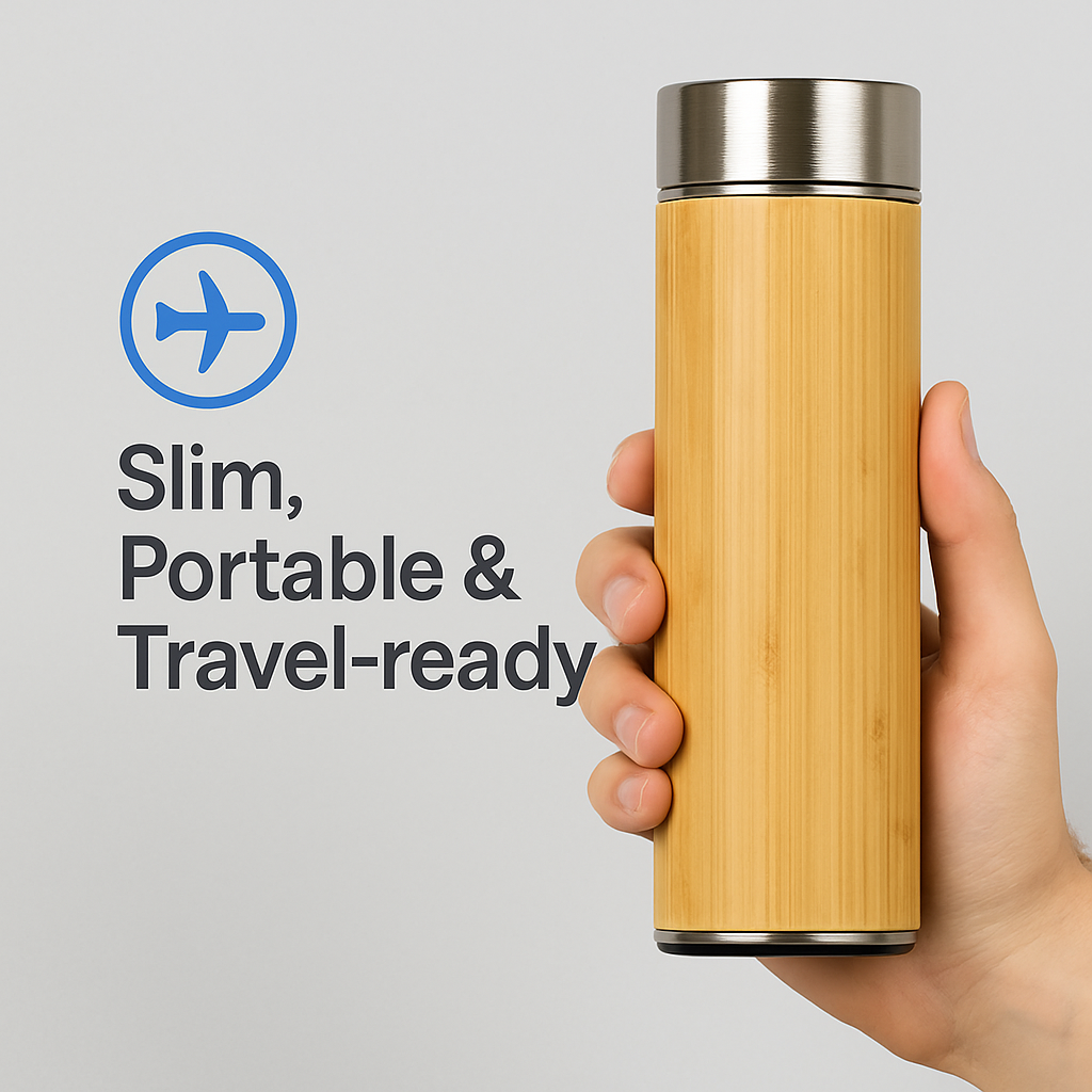 Bamboo Thermos Bottle – Eco-Friendly