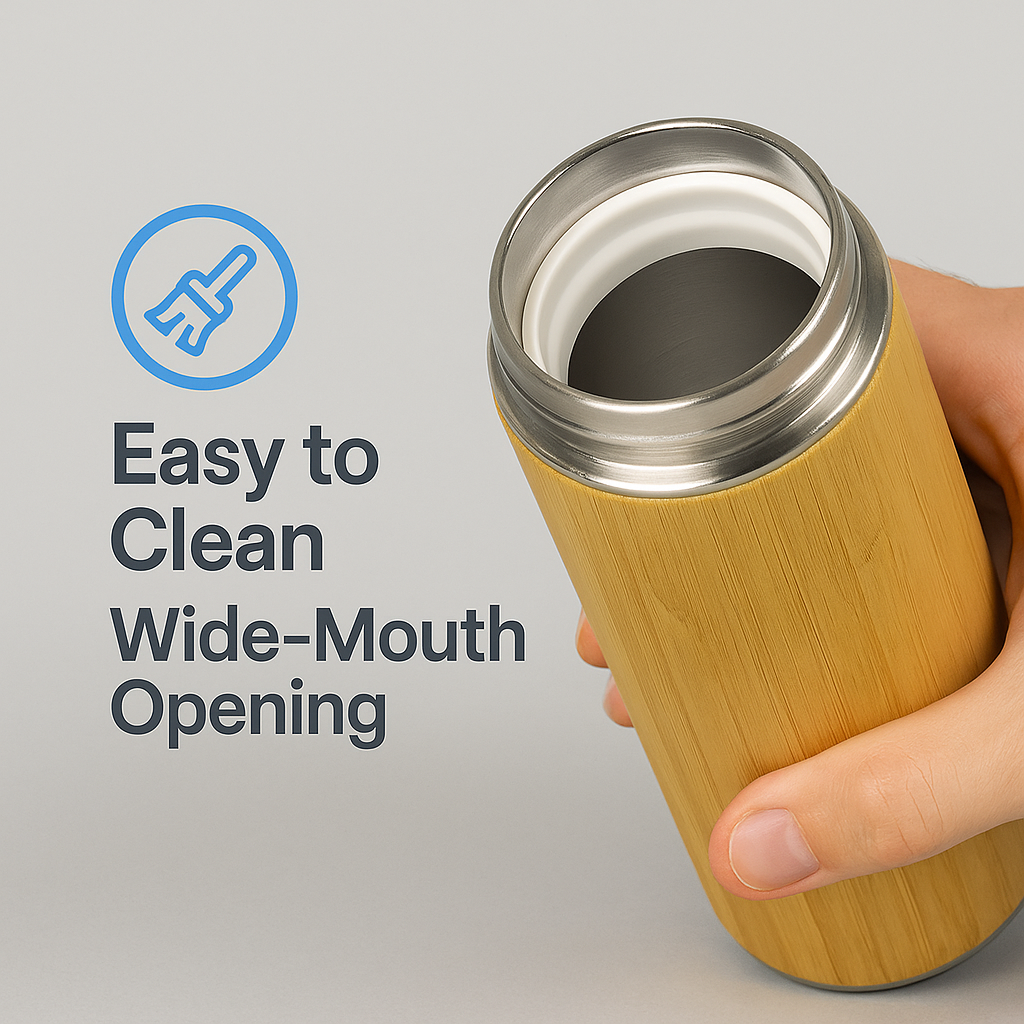 Bamboo Thermos Bottle – Eco-Friendly