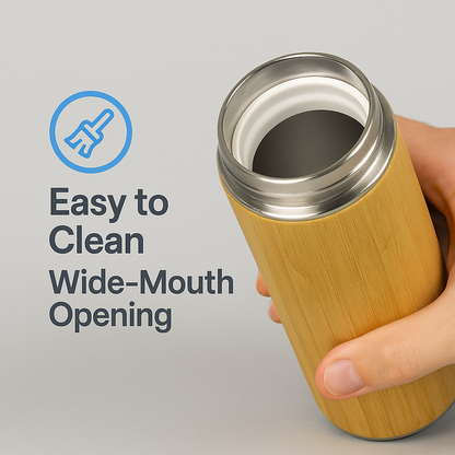 Bamboo Thermos Bottle – Eco-Friendly