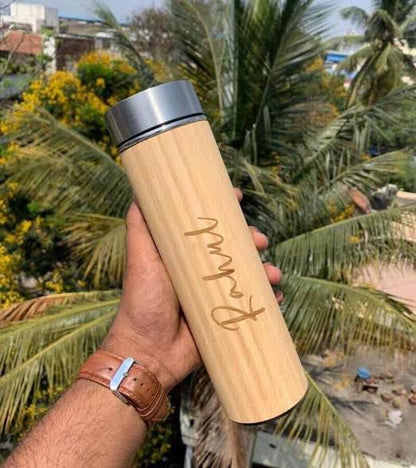 Bamboo Thermos Bottle – Eco-Friendly