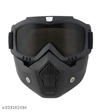 Motorcycle Goggles with Removable Face Mask