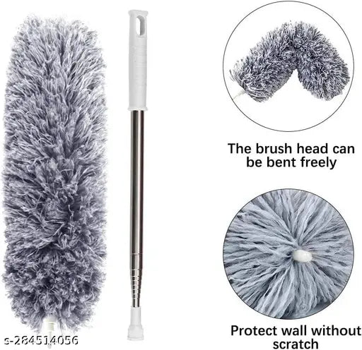 Telescopic Duster With Bendable Head for Ceiling Fans & High Areas