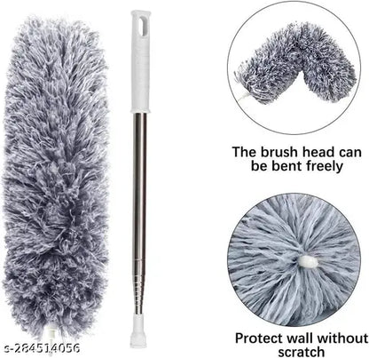 Telescopic Duster With Bendable Head for Ceiling Fans & High Areas